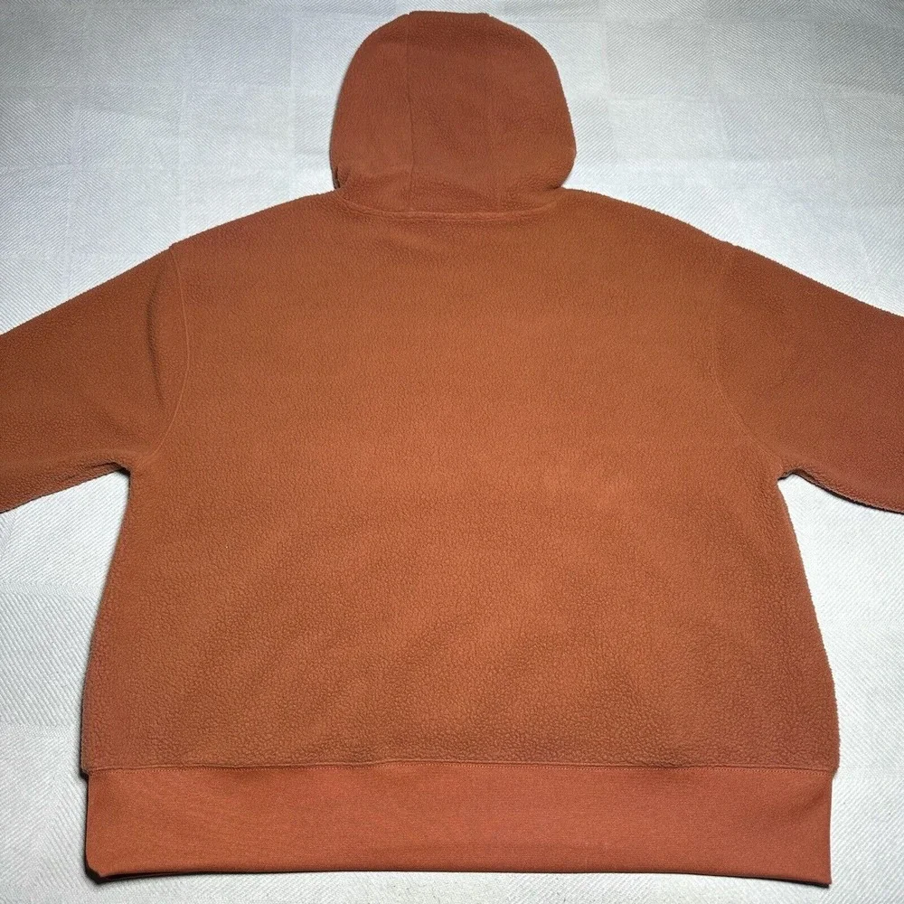Nike Sportswear Center Swoosh Sherpa Fleece Oversized Fit‎ Hoodie Womens Size 1X
